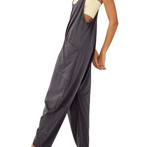Sleeveless Spaghetti Plain Fashion Long Jumpsuit